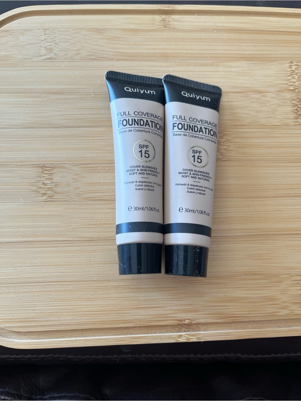 (NWT) Bundle of Two Full Coverage Foundation SPF 15 - Tan